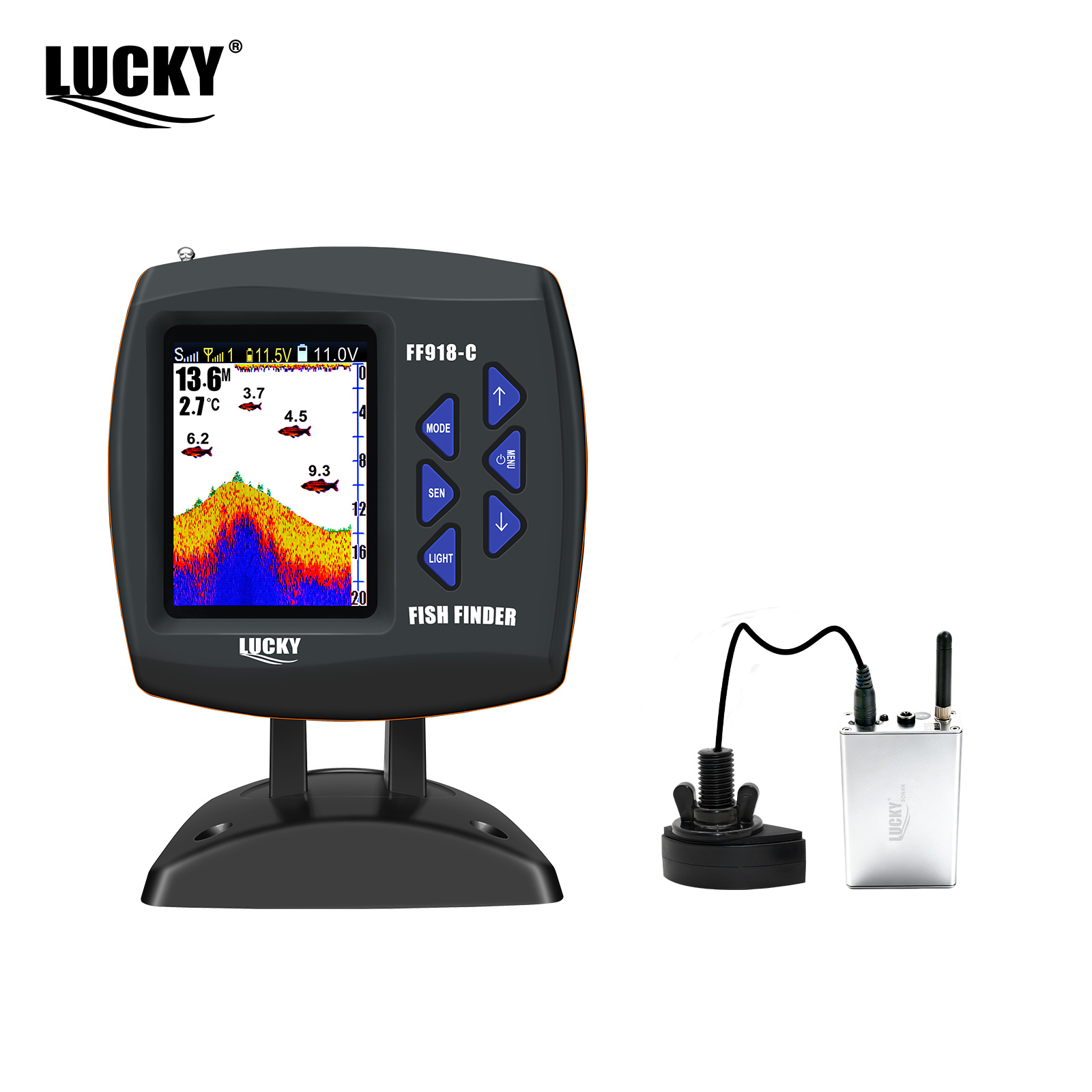 Fish Finder Cable - Lucky FF918 Kabelloses Ferngesteuertes Boot Fischfinder