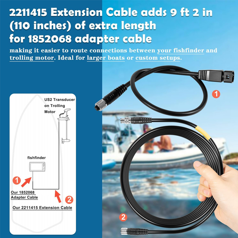 1852068 MKR-US2-8 7-Pin-Adapte – Fish Finder Cable Bewertung und Preis